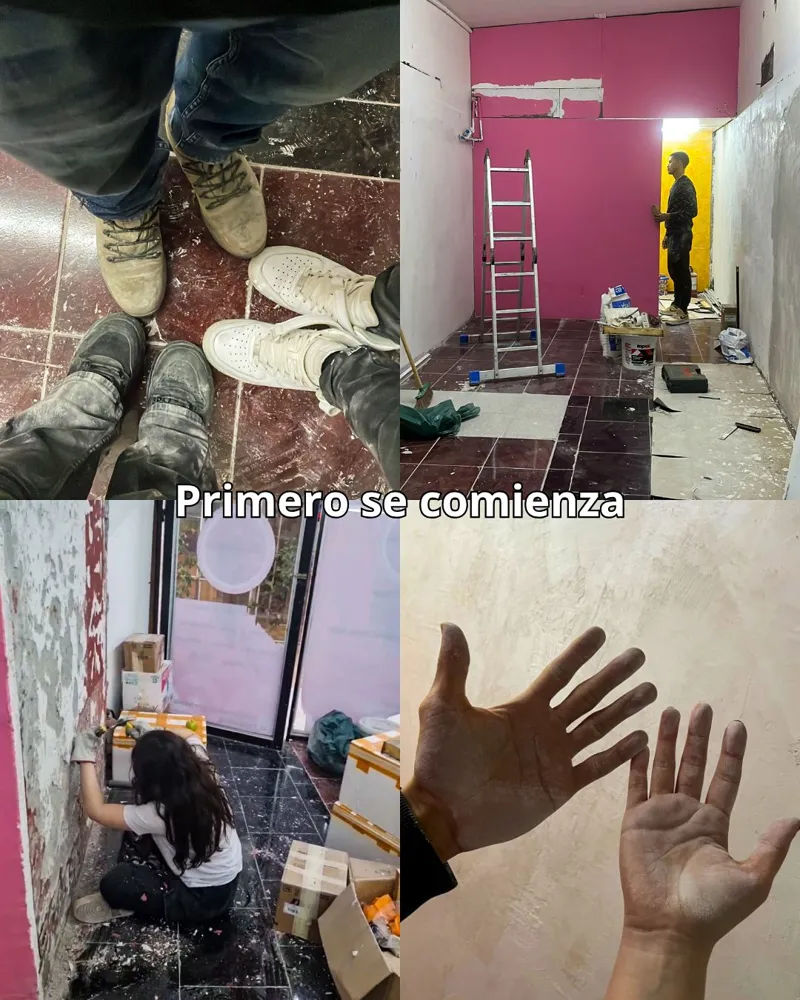 Remodelando un local con nuestras propias manos: pintura, herramientas y cansancio